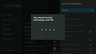 TM ustawienia początkowe, dodanie blokady do kanałów xxx